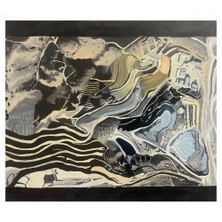 Çöpler_GOLDMINE_Oil on canvas_70x60cm_2025